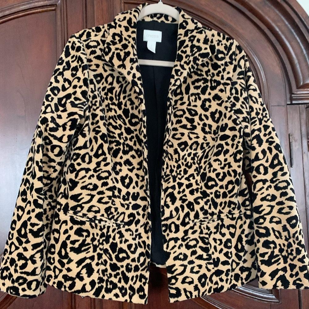 Chicos leopard jacket 1